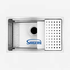 Chậu Rửa Bát 1 Hố Xả Shigeru LE JSM-K 3F FS — Đỉnh Cao Công Nghệ Dòng LE