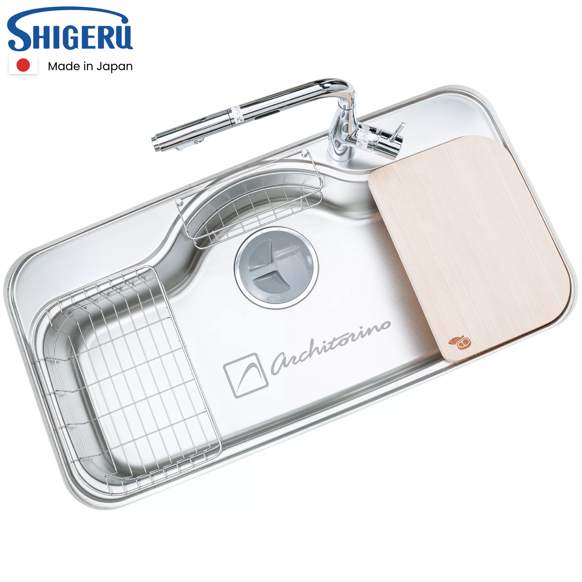 Chậu Rửa Bát Shigeru FCJ - K FS NE Made In Japan - Ảnh 3