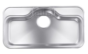 Chậu rửa bát Nhật Shigeru FCJ - K FS là dòng chậu rửa cao cấp với thiết kế bo tròn, thanh thoát và có các gờ để gác các khay