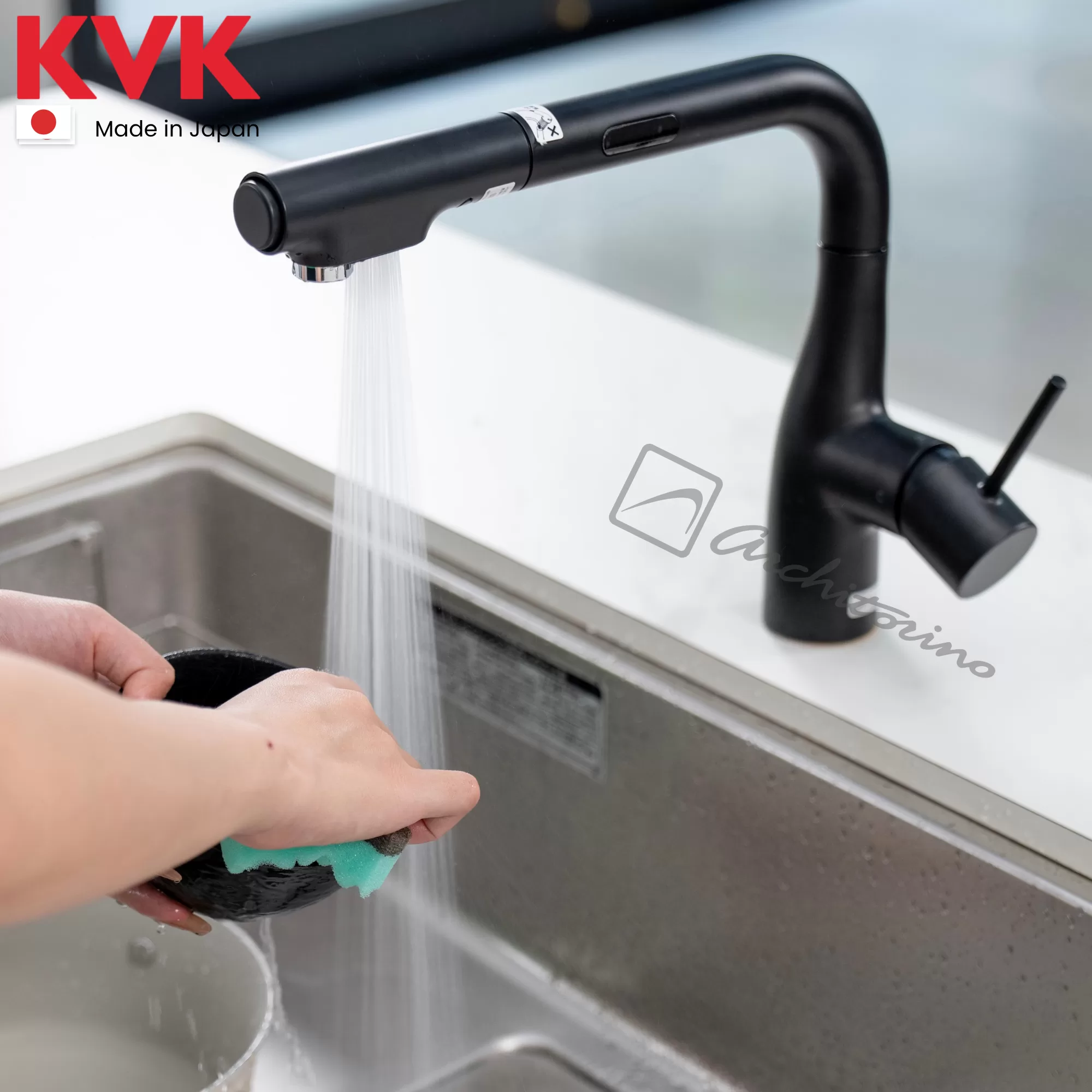 Vòi Rửa Bát KVK MSL190DEM5 Made In Japan - Ảnh 5