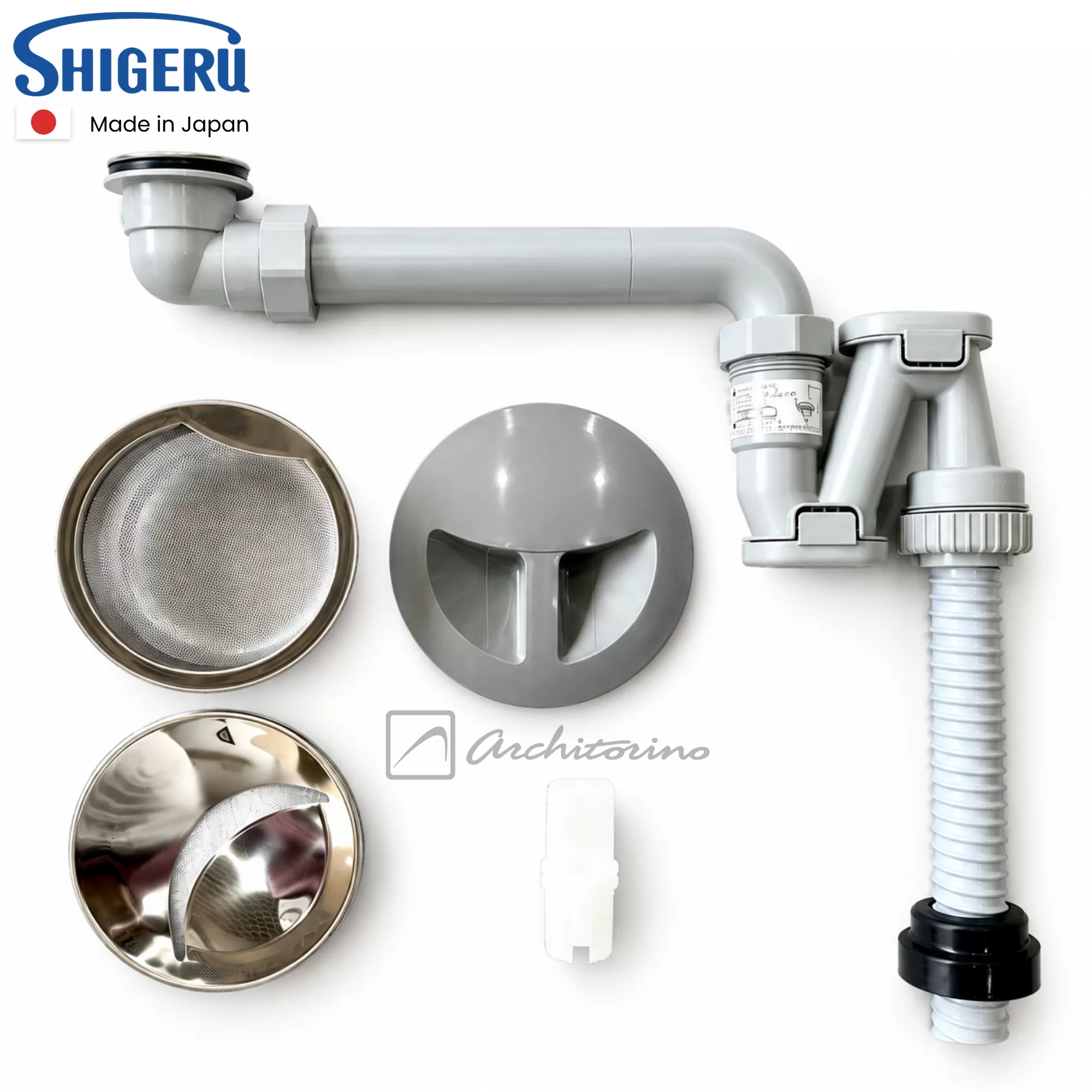 Bộ Xả HAISUIITAI  – Phụ Kiện Chậu Rửa Bát Shigeru