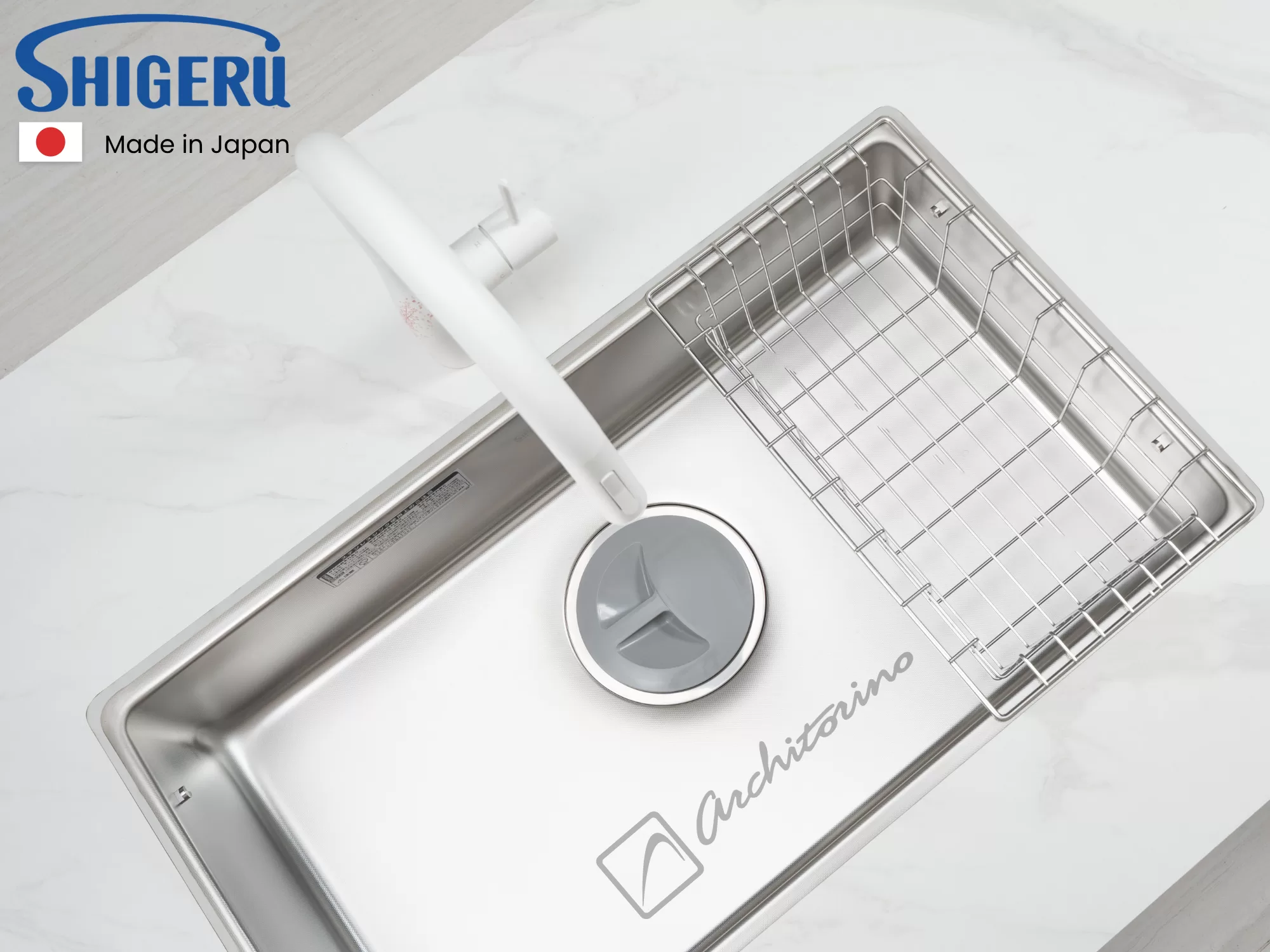 Chậu Rửa Bát Shigeru LE JSL - K FS Made In Japan - Ảnh 7
