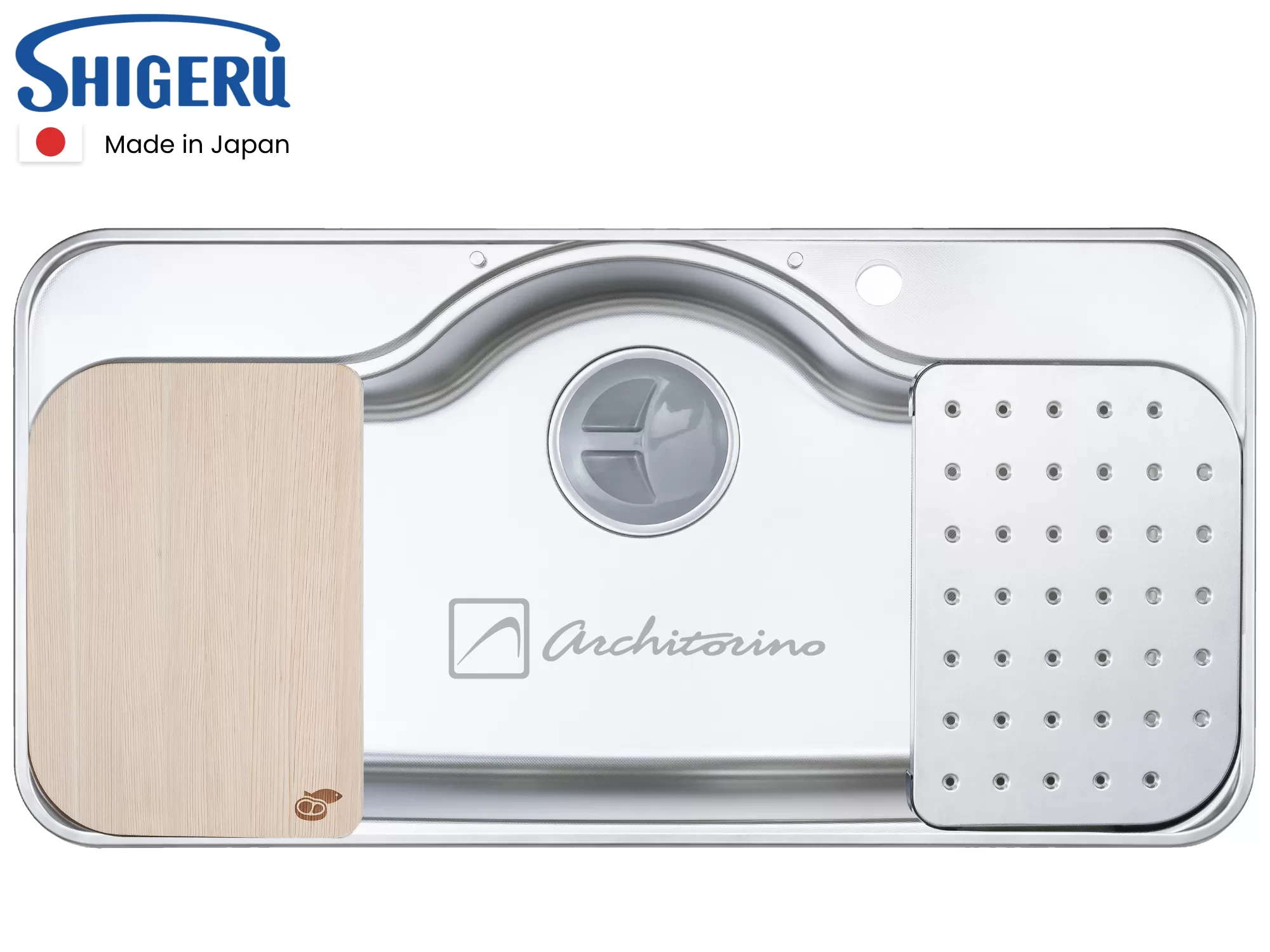 Chậu rửa bát Shigeru FCM - K FS NE Made In Japan - Ảnh 6