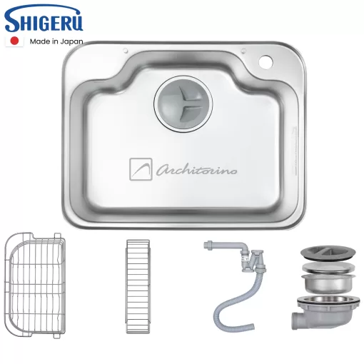 Chậu Rửa Bát Shigeru IK - K FS NE Made In Japan - Ảnh 2