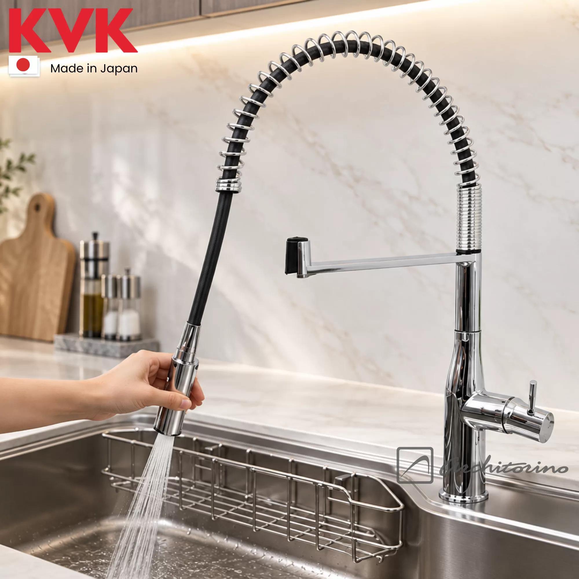 Vòi Rửa Bát KVK KM6211EC Made In Japan - Ảnh 3